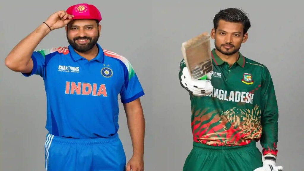 IND VS BAN Champions Trophy 2025 1